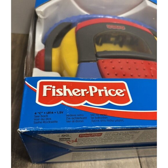 Vintage 2002 Fisher Price Tuff Stuff Tape Recorder Microphone, NIB, untested - Picture 3 of 11